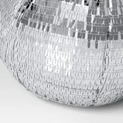 11"x13" Christmas 3D Disco Ball Shape Pillow With Silver Sequins - Wondershop™ -Christmas Supplies Store GUEST 003ab8dc 8323 42a4 933a 5eec7cca03b3