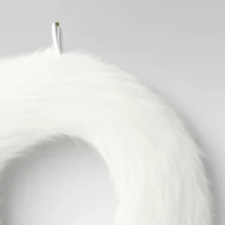 22" Faux Fur Christmas Decorative Wreath White - Wondershop™ 5 22" Faux Fur Christmas Decorative Wreath White - Wondershop™ -Christmas Supplies Store GUEST 01328bd5 fbdd 49f0 9229 2c16d4f08805