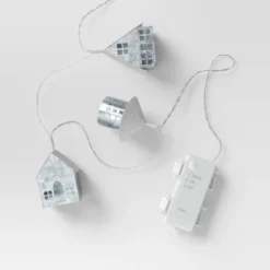 8ct LED Battery Operated Christmas Metal Village Novelty String Lights Warm White With Clear Wire - Wondershop™ -Christmas Supplies Store GUEST 0183e41b e528 4302 88d4 f89fe87f2c54