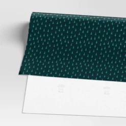 40" 125 Sq Ft Christmas Roll Wrap Trees On Green - Wondershop™ -Christmas Supplies Store GUEST 033b451a 93a6 4d29 922a 1784a013baa1