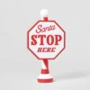 Santa Stop Here LED Tabletop Sign Red/White - Wondershop™ -Christmas Supplies Store GUEST 03d20aa0 6321 4db7 8fd7 337e4e1ea957