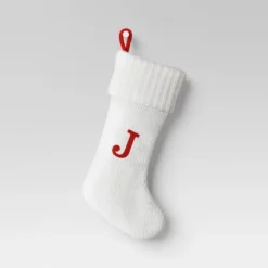 Knit Monogram Christmas Stocking White - Wondershop™ -Christmas Supplies Store GUEST 047884d7 a180 4211 85ec 4c68a22e032b