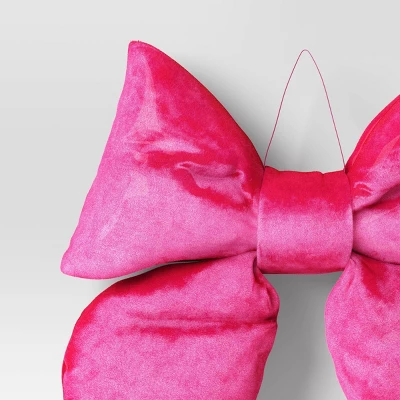 16" Christmas Velvet Bow Decor - Wondershop™ 4 16" Christmas Velvet Bow Decor - Wondershop™ - Image 2