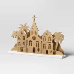 9.3" Christmas Lit Houses And Mountains Scene Decor - Wondershop™ -Christmas Supplies Store GUEST 05d076ab 55fa 46ab 907e f78c578aa5e1