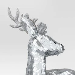 Christmas Silver Sitting Deer Decor - Wondershop™ -Christmas Supplies Store GUEST 07dfe9c6 3b6f 448f a7de 661a8f3c39c3