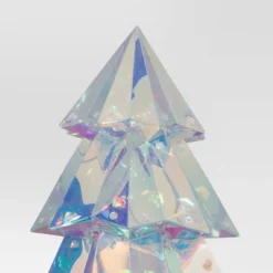 12.8" Christmas Lit Iridescent Tree Decor - Wondershop™ -Christmas Supplies Store GUEST 08b16a70 15e1 4a45 976c ebcb12557a63