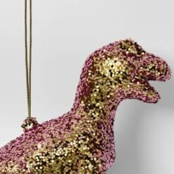 5" Christmas Plastic Chunky Glitter Pink Dinosaur Ornament - Wondershop™ -Christmas Supplies Store GUEST 0b5fb739 af1e 4e09 86b6 d4b3e5a884d4
