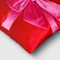 16" Christmas Red Square Pillow With Hot Pink Bow - Wondershop™ 7 16" Christmas Red Square Pillow With Hot Pink Bow - Wondershop™ -Christmas Supplies Store GUEST 0e278215 0c7b 4890 9e4b 9aa29c0aa50c