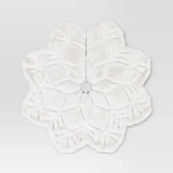 48" Christmas Dia Faux Fur Snowflake Shaped Tree Skirt - Wondershop™ -Christmas Supplies Store GUEST 1054b15c 2c33 4d25 a743 e2cd4578e328