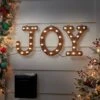 Hanging Lit 'JOY' Sign Brushed Bronze With Warm White Lights - Wondershop™ -Christmas Supplies Store GUEST 10b2089e 49e9 418d a68b cf3794cf83be