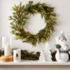 28" Pre-lit Mixed Greenery Artificial Christmas Wreath LED Warm White Lights - Wondershop™ -Christmas Supplies Store GUEST 10dfa70f 6021 46db 8a32 0a8e077cc385