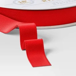 18' Christmas Fabric Ribbon Red Satin - Wondershop™ -Christmas Supplies Store GUEST 149d3d9e 3c4e 4def a1b1 86bdbd9b854a