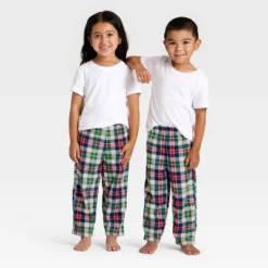 Toddler Plaid Microfleece Holiday Matching Family Pajama Pants - Wondershop™ Cream -Christmas Supplies Store GUEST 14f3b6b0 d8a5 4fbe b2fd d99602411d2e