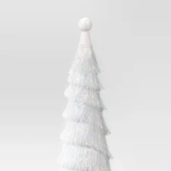 18" Christmas Tinsel Tree Decor Iridescent - Wondershop™ -Christmas Supplies Store GUEST 1547a359 5664 4068 9caa 89e3830fbd19
