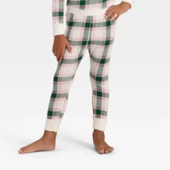 Toddler Plaid Ribbed Long Sleeve Shirt And Pants Holiday Matching Family Pajama Set - Wondershop™ Cream -Christmas Supplies Store GUEST 158e5323 f5f5 4c04 a8d4 e7331f80c51a