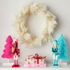 22" Flocked Faux Pampas Grass Hard Needle Artificial Christmas Wreath With Pearl Berries Ivory - Wondershop™ -Christmas Supplies Store GUEST 16cd18ef beb4 459e ad8d 765c570cbd64