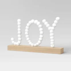 7.75" Battery Operated LED Lit 'JOY' Pom Pom Tabletop Decorative Sign - Wondershop™ -Christmas Supplies Store GUEST 1922a766 e64c 439c 9c2e dc4e273d180e