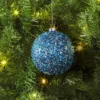 4" Christmas Chunkey Glitter Ball Ornament Light Blue - Wondershop™ -Christmas Supplies Store GUEST 19762db1 5fb9 4709 baa1 3e4b42ed675a