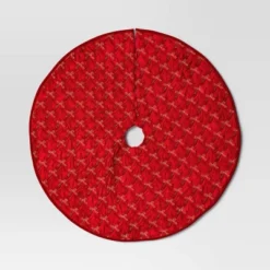 48" Christmas Embroidered Bow Velvet Tree Skirt Red - Wondershop™ -Christmas Supplies Store GUEST 1cf4a7fb a45e 4de8 953f affa7fd1cdb0