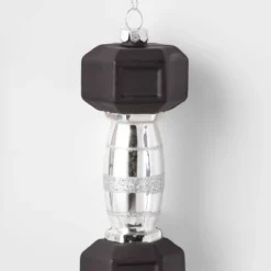 5.5" Dumbbell Glass Christmas Tree Ornament - Wondershop™ 5 5.5" Dumbbell Glass Christmas Tree Ornament - Wondershop™ -Christmas Supplies Store GUEST 24eeb6ce c451 494c 9edd 9df2b0cb187d