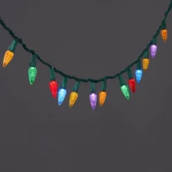 150ct LED C6 Faceted Christmas String Lights Spool With Green Wire - Wondershop™ -Christmas Supplies Store GUEST 25a5cc7f ff6a 496d 8c92 3e7f4ca5a701