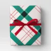 30” 25 Sq Ft Christmas Roll Wrap Green/White/Red Plaid - Wondershop™ -Christmas Supplies Store GUEST 25c7943d f7ea 4100 bbd6 a11d328887fe