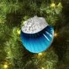 4.25" Christmas Plastic Scallop Ornament Blue - Wondershop™ -Christmas Supplies Store GUEST 25eec587 a58d 4a4b b57e 2184e95fe487