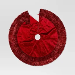 48" Christmas Tonal Tinsel Tree Skirt Red - Wondershop™ -Christmas Supplies Store GUEST 28f8418d 0ea1 4e02 b99e f082ee9ce469