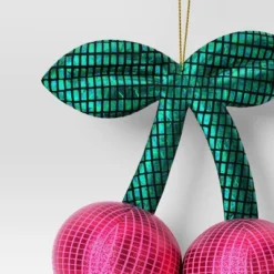 3" Christmas Fabric Disco Cherries Ornament - Wondershop™ -Christmas Supplies Store GUEST 29e9dedd 4213 477a a831 4f545eaec4f9