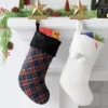 20" Christmas Plaid Stocking With Cuff Dark Blue - Wondershop™ -Christmas Supplies Store GUEST 2ae4f8dd dbba 4c38 8009 f83635560c90