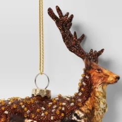 Christmas Brown Glass Reindeer Ornament - Wondershop™ -Christmas Supplies Store GUEST 2be16f61 469f 477b b0a3 b3b8f787614e