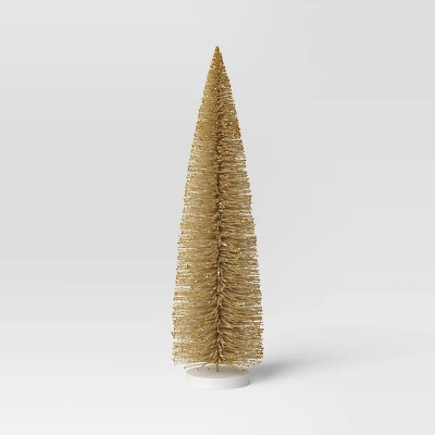 36" Christmas Bottle Brush Tree Sculpture - Wondershop™ 5 36" Christmas Bottle Brush Tree Sculpture - Wondershop™ - Image 3