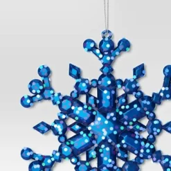 5" Christmas Blue Plastic Snowflake Ornament - Wondershop™ -Christmas Supplies Store GUEST 2e77785c 83cd 4cf3 a499 e2f3d9d335df