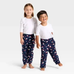 Toddler Santa Print Microfleece Holiday Matching Family Pajama Pants - Wondershop™ Blue -Christmas Supplies Store GUEST 2f78ffaa b3d0 4f27 9532 3d03fa0065a2