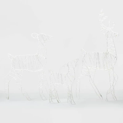 36in Deer Family Christmas LED Novelty Sculpture - Wondershop™ 3 36in Deer Family Christmas LED Novelty Sculpture - Wondershop™