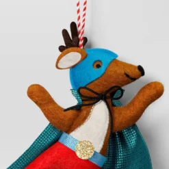 5.25" Christmas Fabric Superhero Ornament Reindeer - Wondershop™ -Christmas Supplies Store GUEST 30d700a6 9520 4155 96b1 56ae3d19d6ab