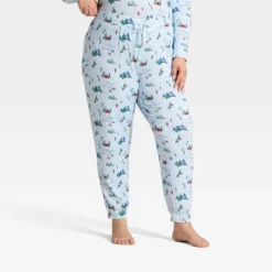 Women's "Tis The Ski-son!" Cozy Knit Holiday Matching Family Pajama Pants - Wondershop™ Blue -Christmas Supplies Store GUEST 3241ad11 69f9 49c7 946e 89476b1648dc