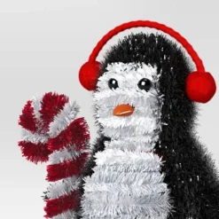 Christmas Tinsel Penguin With Headphones - Wondershop™ -Christmas Supplies Store GUEST 359b9a79 f990 4e96 bb64 2770d00d2165