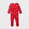 Baby Santa Print Ribbed Holiday Matching Family Footed Pajama - Wondershop™ Red -Christmas Supplies Store GUEST 35c7b1b0 33e8 46f7 8103 1016271a9b4b
