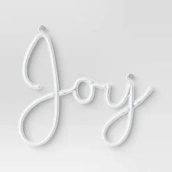 LED Battery Operated Christmas Neon Joy Hangable Sign White - Wondershop™ -Christmas Supplies Store GUEST 36b3d08d aed2 49ea b289 31cbd2b96d4e
