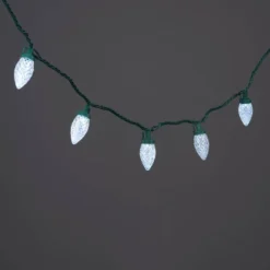 25ct LED C9 Faceted Christmas String Lights With Green Wire - Wondershop™ -Christmas Supplies Store GUEST 3b74abbb 883c 4211 b7d7 17a736853302