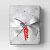 30” 20 Sq Ft Christmas Roll Wrap Silver Snowflake On Grey - Wondershop™ -Christmas Supplies Store GUEST 3ca6bb21 3f46 42fe baae 5475b56ab76a