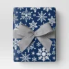 30” 25 Sq Ft Christmas Roll Wrap White Snowflakes On Blue - Wondershop™ -Christmas Supplies Store GUEST 3e49bb18 8805 4391 845d 99af6f58fc5e
