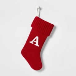 Knit Monogram Christmas Stocking Red - Wondershop™ -Christmas Supplies Store GUEST 4025d7f9 cf48 4e95 84f2 330b0ef1dd03
