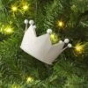 Christmas Metal Glitter Crown Christmas Tree Ornament White - Wondershop™ -Christmas Supplies Store GUEST 403cead0 3f6b 4ce8 a4da 05f52b26c3b7