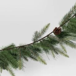 6' Christmas Unlit Icy Glitter Mixed Green With Pinecones Garland - Wondershop™ 5 6' Christmas Unlit Icy Glitter Mixed Green With Pinecones Garland - Wondershop™ -Christmas Supplies Store GUEST 42943e79 6598 4dd4 a11e 752810045d62