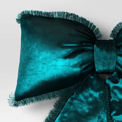 20" Christmas Bow Shaped Pillow - Wondershop™ 4 20" Christmas Bow Shaped Pillow - Wondershop™ - Image 2