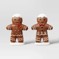 2pk Christmas Ceramic Gingerbread Decor - Wondershop™ -Christmas Supplies Store GUEST 4811a438 da35 497a bb2b 26370fbb21de