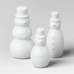 12pc Battery Operated Lit Metal House With Bottle Brush Trees And Snowmen Christmas Village Set - Wondershop™ Black -Christmas Supplies Store GUEST 496c44a8 39d2 43fe 98a3 867428eef034