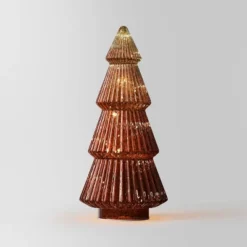 14.75" Battery Operated Lit Glass Christmas Tree Sculpture - Wondershop™ -Christmas Supplies Store GUEST 4a67b46b 6940 4ff8 9fdb 3f919a169722
